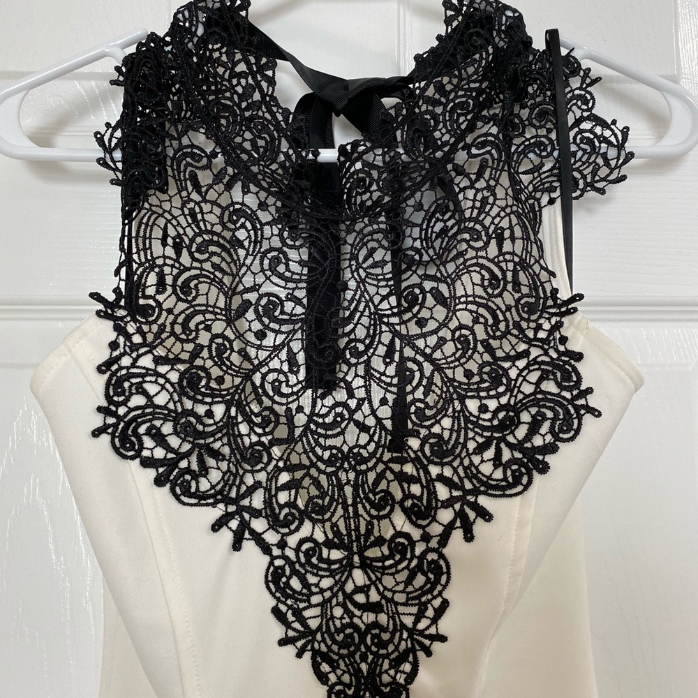 Off White Lace Dress -Arden B